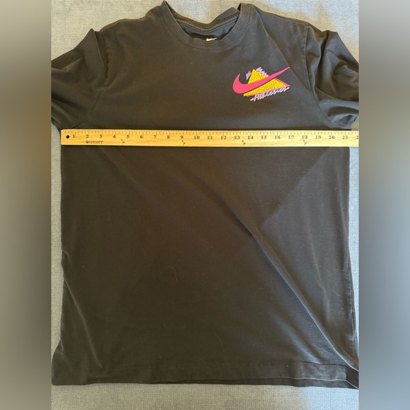 Nike Mens Athletic Dri Fit Graphic Print Double Sided T Shirt SZ LG Short Sleeve - Picture 7 of 8